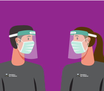 Doctors wearing face shields