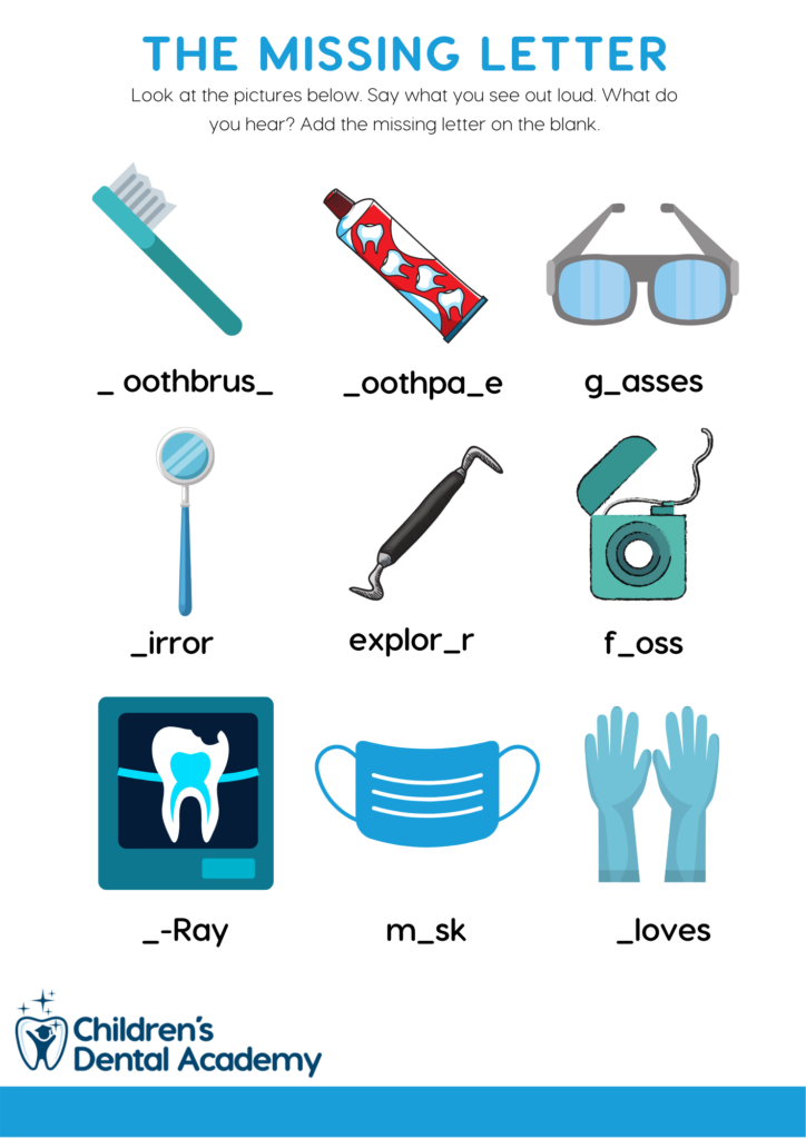 visit to the dentist vocabulary
