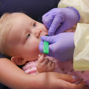 baby dental exam