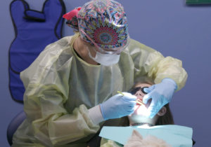 doctor treating patient