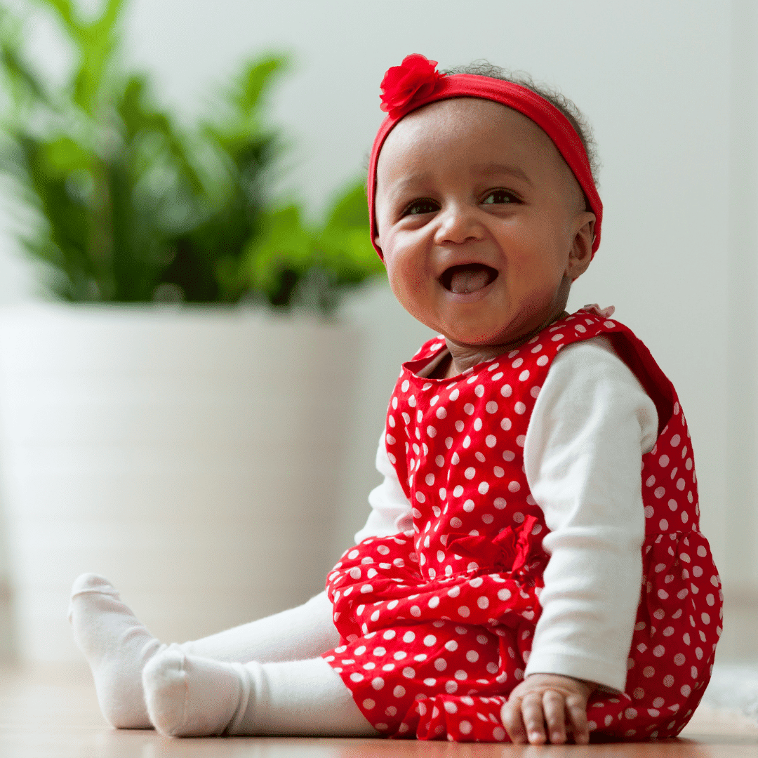 baby smiling